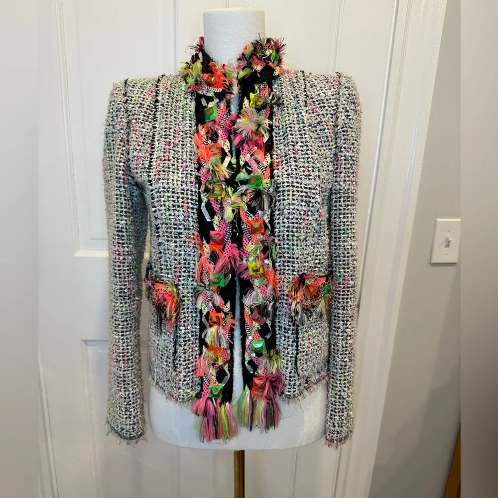 Marc Jacobs Resort 2010 Multicolor Tweed Jacket - Picture 3 of 10